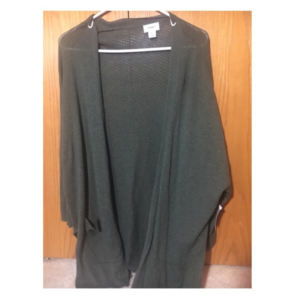 Green cardigan